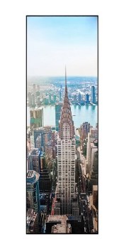Straits Chrysler Building Print 50x150cm