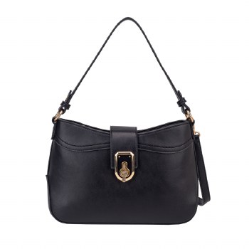 Dice Handbags Cirrus Medium Shoulder Bag Black