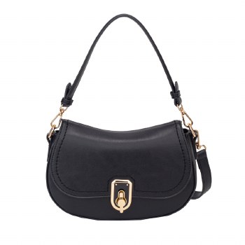 Dice Handbags Cirrus Small Shoulder Bag Black