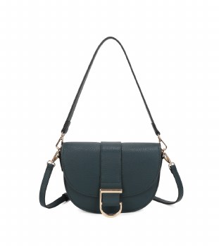 Gionni Handbag Claire Medium Saddle Bag Teal