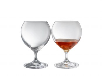 Galway Crystal Clarity Brandy Pair