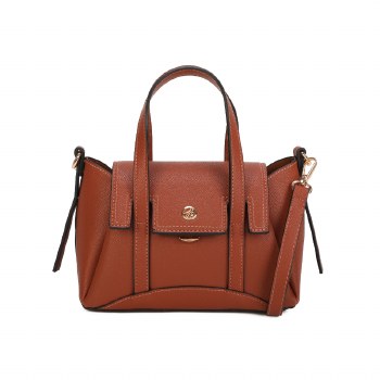 Hampton Handbags Clover Grab Bag Tan