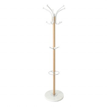 Tara Lane Colton Coat Stand Oak &amp; White