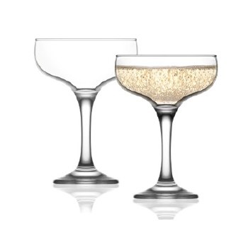 Cocktail Saucer Glass Set of 2