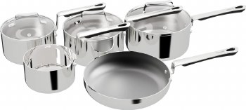 Commichef STACK TriPly 5pc Saucepan Set