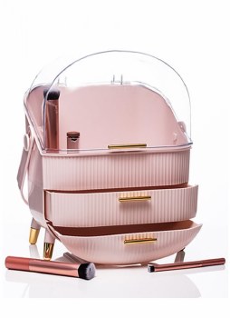 Grange Living Cosmetics Box 2 Drawer Pink