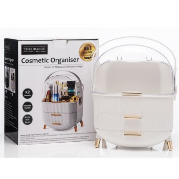 Grange Living Cosmetics Box 2 Drawer White