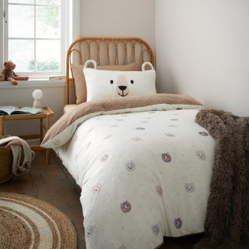 Cosy Bear Natural Single Duvet