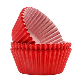 Cupcake Cases Red 60 pack