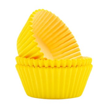 Cupcake Cases Yellow 60pk