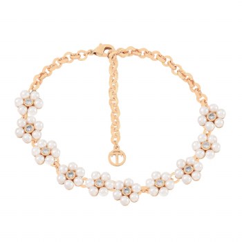 Tipperary Crystal Daisy - Pearl 9 Daisy Bracelet