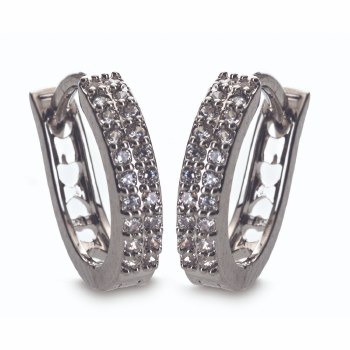 Newgrange Living - Jewellery Diamante Hoop Earrings