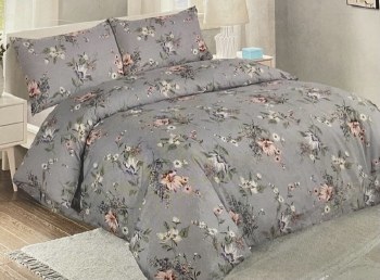 Serene Grey Double Duvet