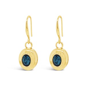 Absolute Jewellery Earring Gold/Mont Blue E2387MB