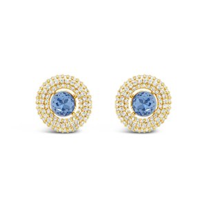 Absolute Jewellery EARRING LIGHT SAPPHIRE  E2414LS