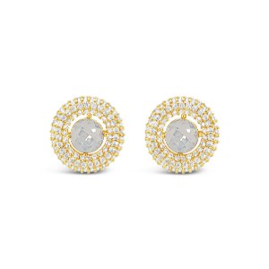 Absolute Jewellery EARRING WHITE OPAL E2414WO