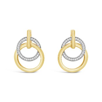 Absolute Jewellery EARRINGS 2-TONED E2451MX