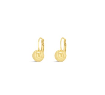 Absolute Jewellery Earrings Gold Drop Ball E2312GL