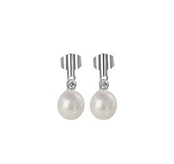 Newbridge Silverware Earrings Pearl Stud