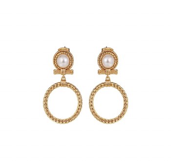 Newbridge Silverware Earrings Sappho Pearl Drop
