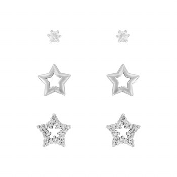 Indulgence Earrings Star Trio