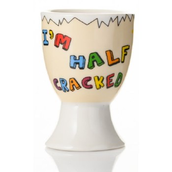 Eggcup Ceramic Half Cracked