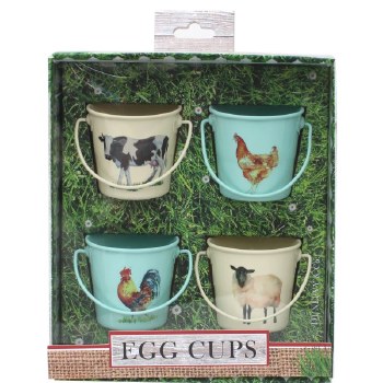 Eggcups Set of 4 Farm