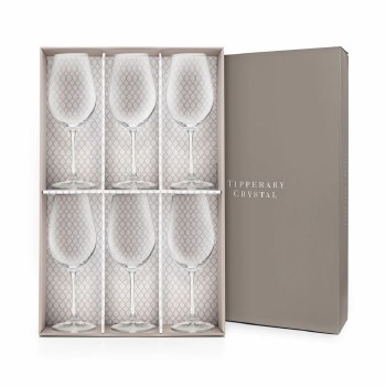 Tipperary Crystal Elegance S/6 Wine Glasses