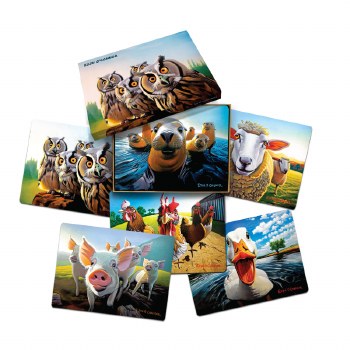 Beyond The Herd By Eoin O'Connor Placemats Set of 6