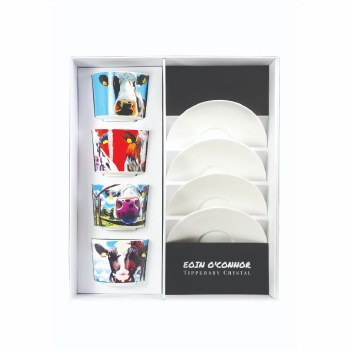 Eoin O' Connor Cappuccino Set of 4