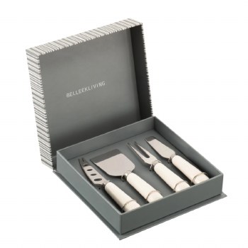 Belleek Erne Cheese Knife Set
