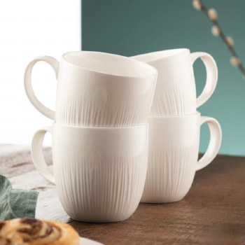 Belleek Erne Mug Set of 4