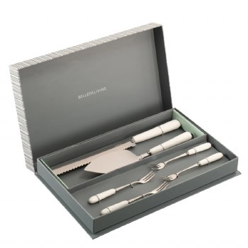 Belleek Erne Pastry Set 6 Piece