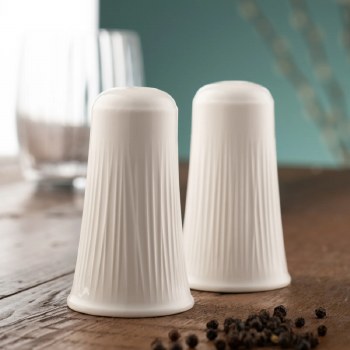 Belleek Erne Salt &amp; Pepper Set
