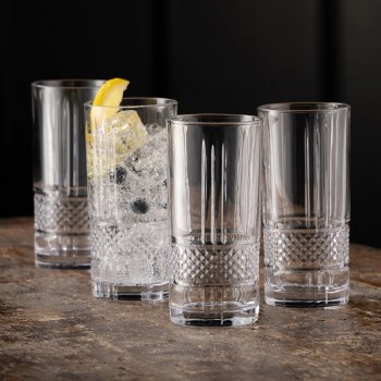 Galway Crystal Eyre Hiball Set of 4