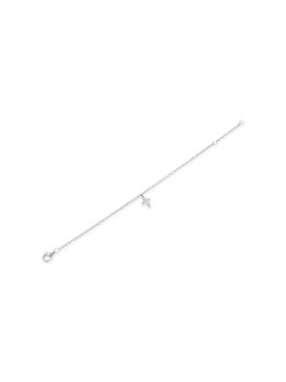 Absolute Jewellery Kids Silver Bracelet with Cross HCB308