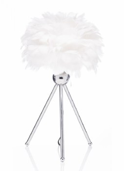 Grange Living Feather Table Lamp White