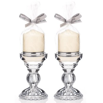 Newgrange Living Fiona Pillar Candleholder Pair