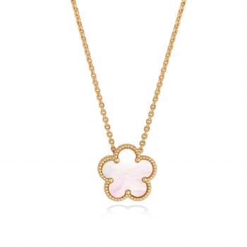 Tipperary Crystal Fleur Gold Pendant