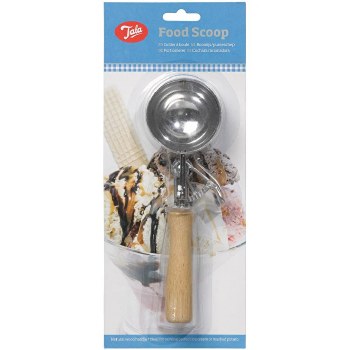 Food Scoop w/Wooden Handle
