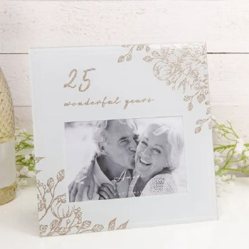 Frame 25 Years Floral 4*6"