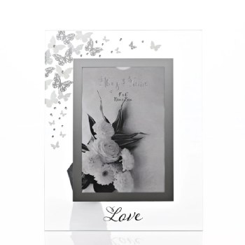 Always &amp; Forever Frame 4*6" Butterflies