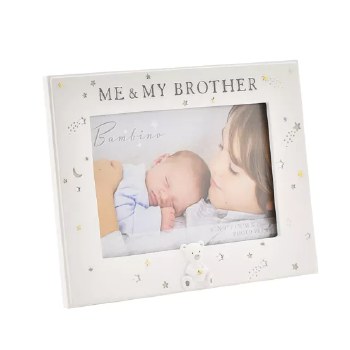 Bambino Frame Me &amp; My Brother 6*4" Resin