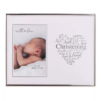 Frame Christening With Love 4*6"