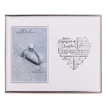 Frame Engagement With Love 4*6"