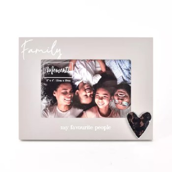 Frame Family with Heart 4*6"