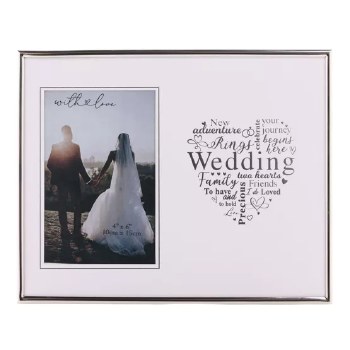 Frame Wedding With Love 4*6"