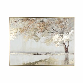 Tara Lane Framed Canvas Gilded Oak