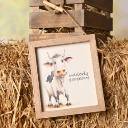 Funny Farm Plaque "Udderly Go"