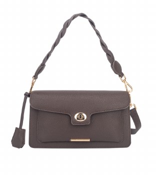 Liberty Handbag Genevieve Shoulder Bag Dark Brown